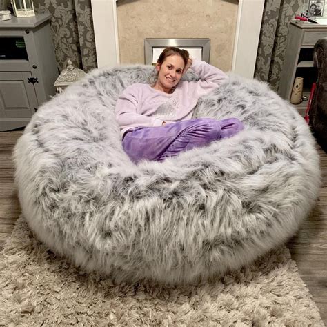 fake fur bean bag chair|teal fuzzy bean bag chair.